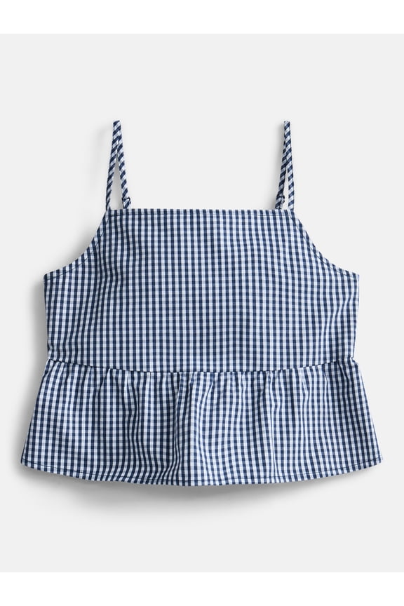 Girls Cotton Babydoll Tank Top, Sizes 4-18