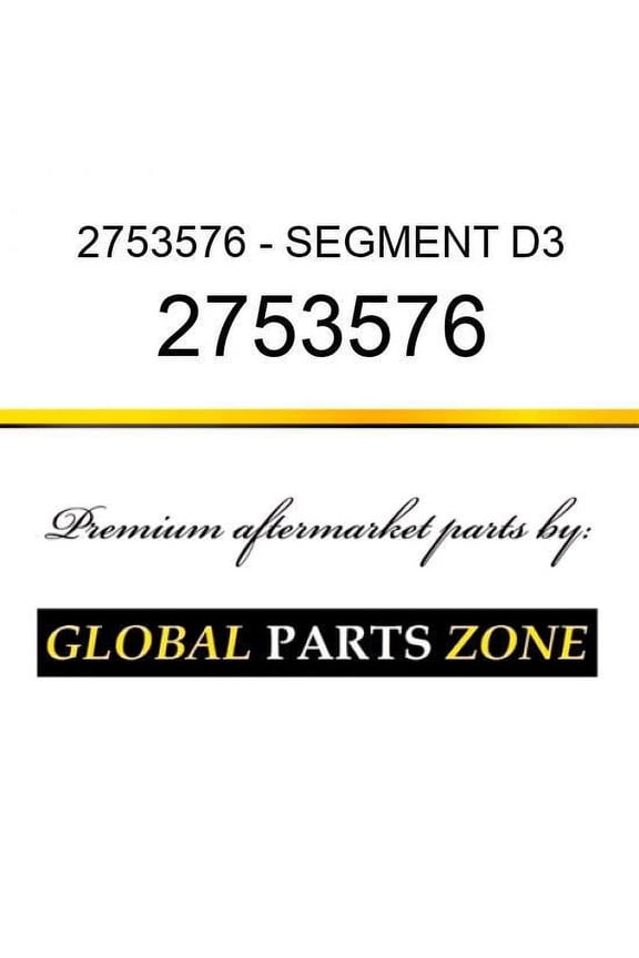 2753576 - SEGMENT D3/4G (5PCS) fits Caterpillar (CAT)