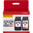 thumbnail image 1 of 275XL 276 XL Ink Cartridges Compatible for Canon Ink 275 and 276 Replacement for Canon PG-275 CL-276 Compatible for PIXMA TR4720 TS3522 TR4722 TS3500 TS3520 Printers (1 Black, 1 Tricolor), 1 of 9