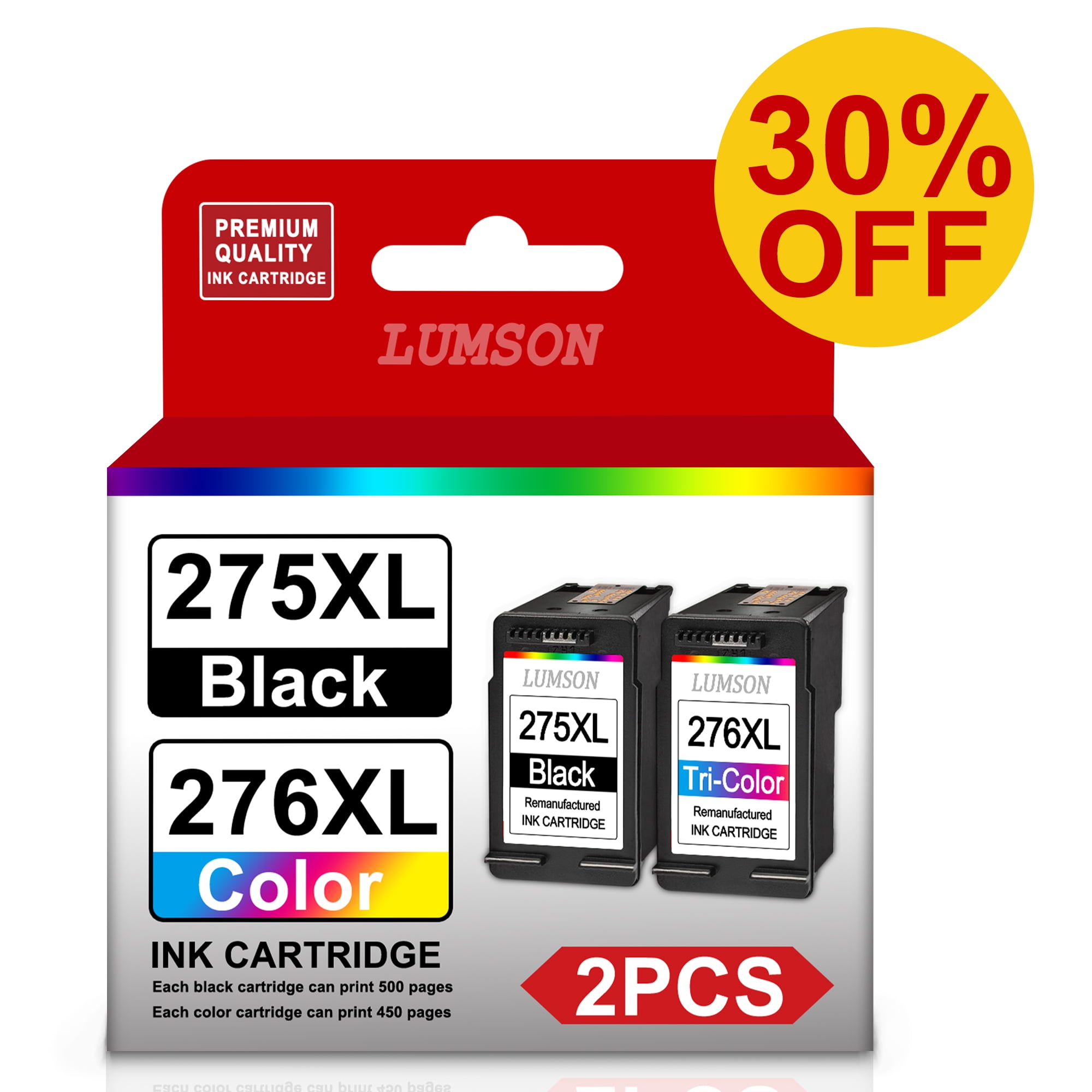 275XL 276XL High Yield Ink Cartridge Replacement for Canon 275 276 Ink
