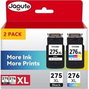 275XL 276XL Ink Cartridge for Canon PG-275/CL-276 Ink Cartridge Black and Color Multi Pack Use with Canon Pixma TS3522 TS3520 TS3500 TR4722 TR4720 TR4700 Printer