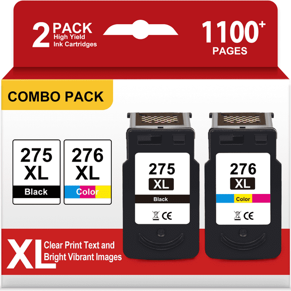 275 Ink Cartridge Compatible for Canon Ink 275 and 276 for PG 275 Black for PIXMA TS3722 TS3522 TR4722 TR4720 TR4700 Printer Ink