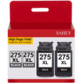 thumbnail image 1 of 275XL Black Ink Cartridges Compatible for Canon Ink 275 and 276 XL PG-275 Ink Cartridge Replacement for PIXMA TS3520 TS3500 TR4720 TR4700 TS3522 Printer(2 Black), 1 of 9