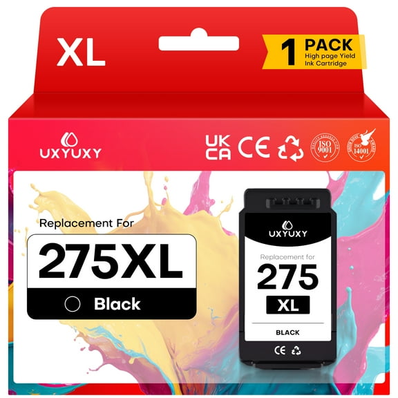 275XL Ink Cartridge for Canon Ink 275 XL PG 275 Black for Canon Pixma TS3522 TR4720 TS3500 TS3520 TR4700 TR4722 Printer(Black,1 Pack)