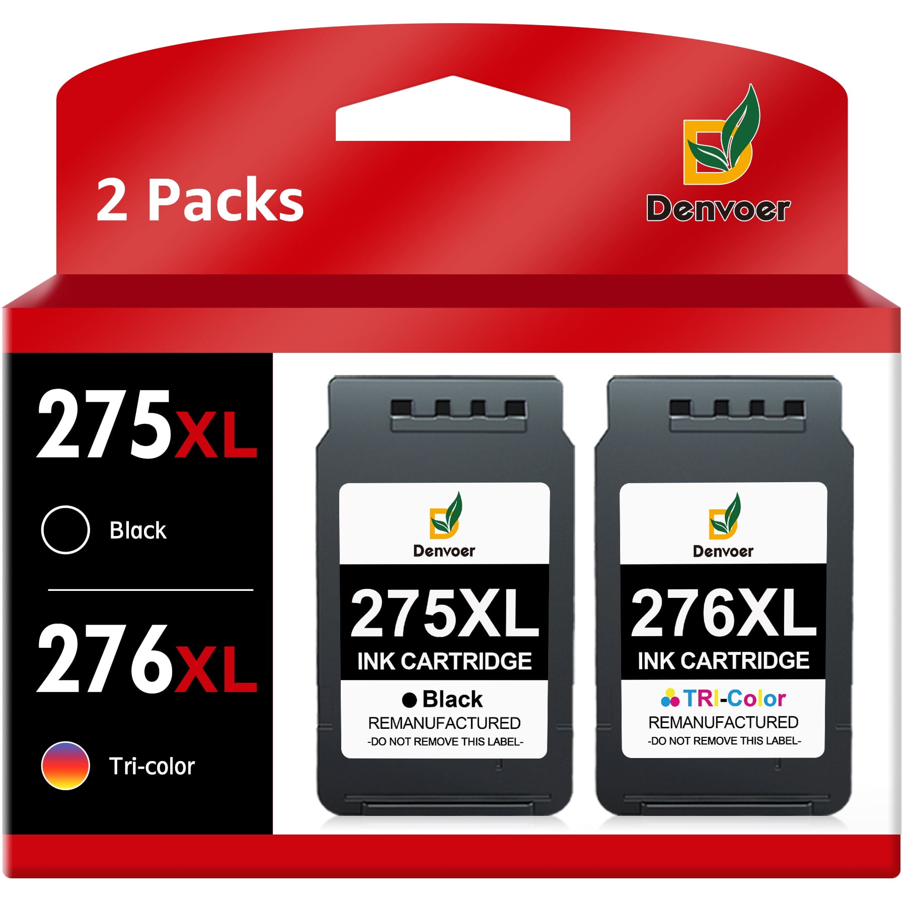 Canon 275XL Ink Cartridges (2 Pack), For PIXMA TS3520, TS3522, TR4720
