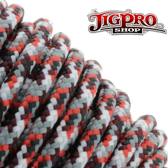 275lb Tactical Parcord 3/32" x 100' Red Camo by Jig Pro Shop - Made in the USA