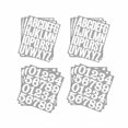 thumbnail image 1 of 276 Pcs 2 inch Self-Adhesive Vinyl Alphabet & Number Stickers, White for Mailbox, Signs, Cars, Wall, Home & DIY Decor, 1 of 6
