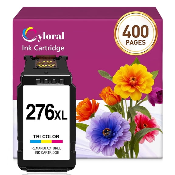 276XL Ink Cartridge for Canon Pixma TR4720 TR4700 TR4722 TS3722 TS3720 TS3500 TS3522 TS3520 Printers 276 XL CL-276 (1 Color )