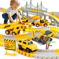 276pcs STEM Set, Race Tracks Construction Toys for Boys 36 Years with