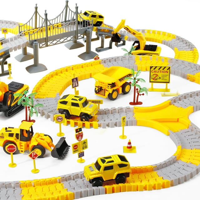 276pcs Construction Toys Race Tracks Toys for Boys 36 Years Kids Toys