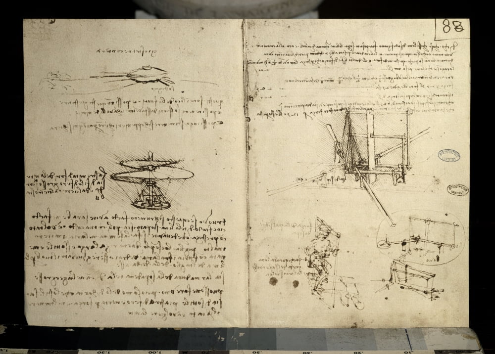 2776 Leonardo Da Vinci (1452-1519) Italian School Canvas Art - (24 x 18)