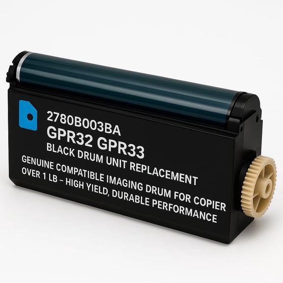 2780B003BA GPR-32 GPR32 GPR33 Black Drum Unit for ImageRunner Printers High-Yield Replacement Cartridge Over 1 LB