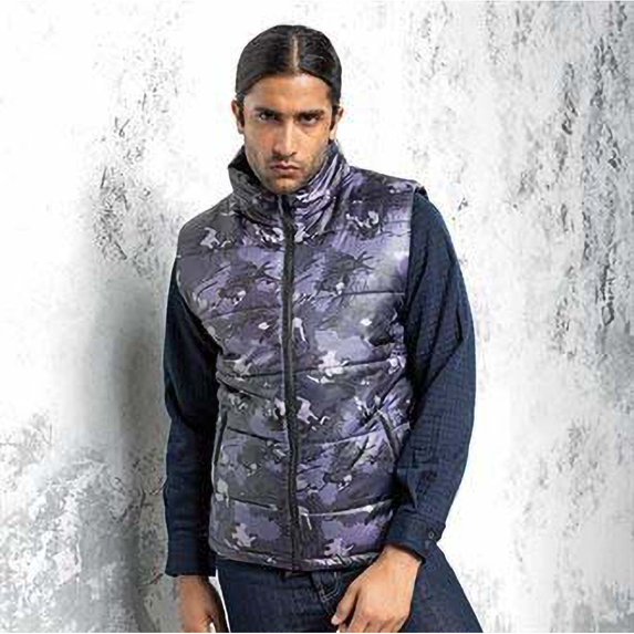 2786 Mens Plain Padded Bodywarmer Vest / Gilet Jacket