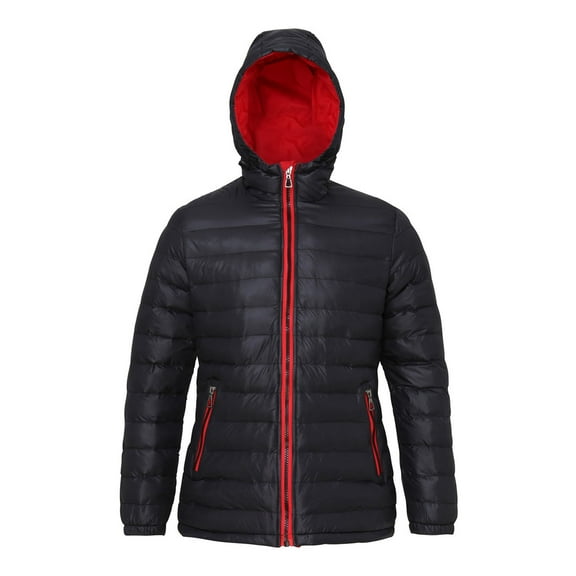 2786 Womens Hooded Water & Wind Resistant Padded Jacket