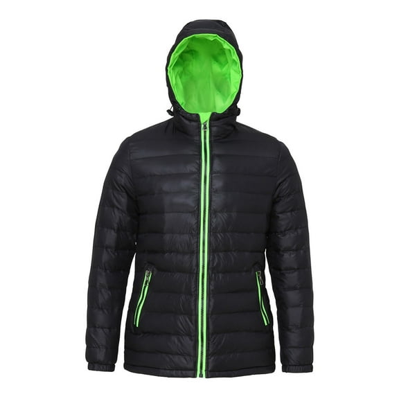 2786 Womens Hooded Water & Wind Resistant Padded Jacket