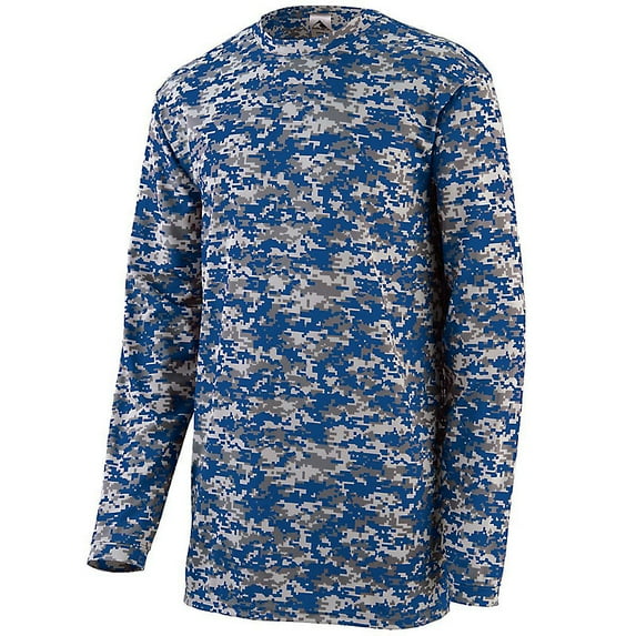 2788 Augusta Sportswear Men's Digi Camo Wicking Long-Sleeve T-Shirt