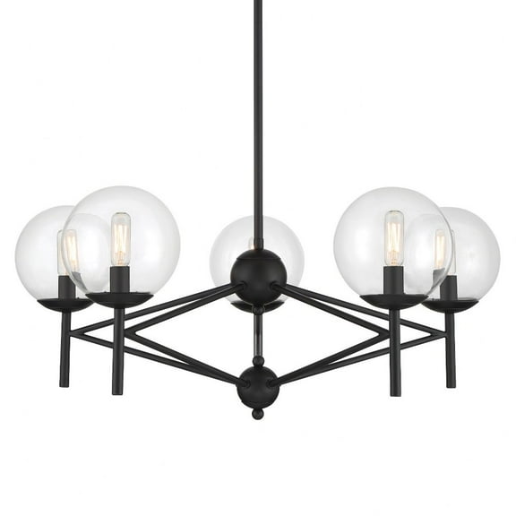 2795-66A-Minka Lavery-Auresa - 5 Light Chandelier-12 Inches Tall and 29 Inches Wide