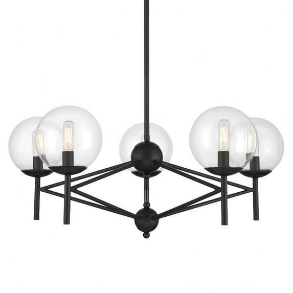 2795-66A-Minka Lavery-Auresa - 5 Light Chandelier-12 Inches Tall and 29 Inches Wide