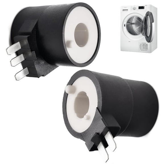 279834 694540 Dryer Gas Valve Ignition Solenoid Coil Kit,Fits Whirlpool, Kenmore, Maytag Gas Dryers, 2-Prong & 3-Prong Valve Coils, Replacement for AP3094251,PS334310,12001349