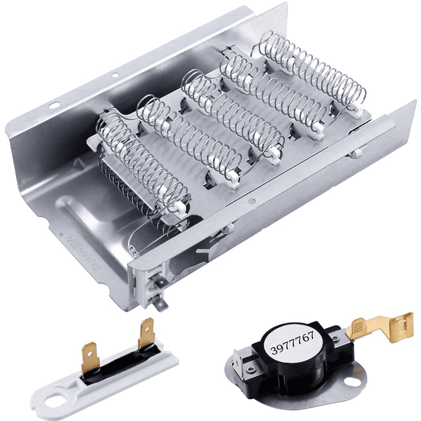 279838 & 3977767 & 3392519 Dryer Heating Element Kit Thermostat Thermal Fuse for Whirlpool Kenmore Dryer