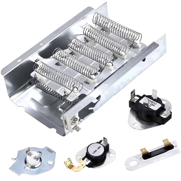 Dryer Heating Element 279838 with Thermostat Thermal Fuse 279816 3392519 Replacement for Whirlpool Kenmore Maytag Amana Dryer