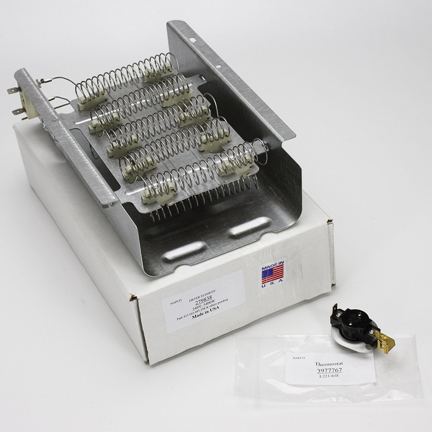 279838 and 3977767 Dryer Heating Heater Element