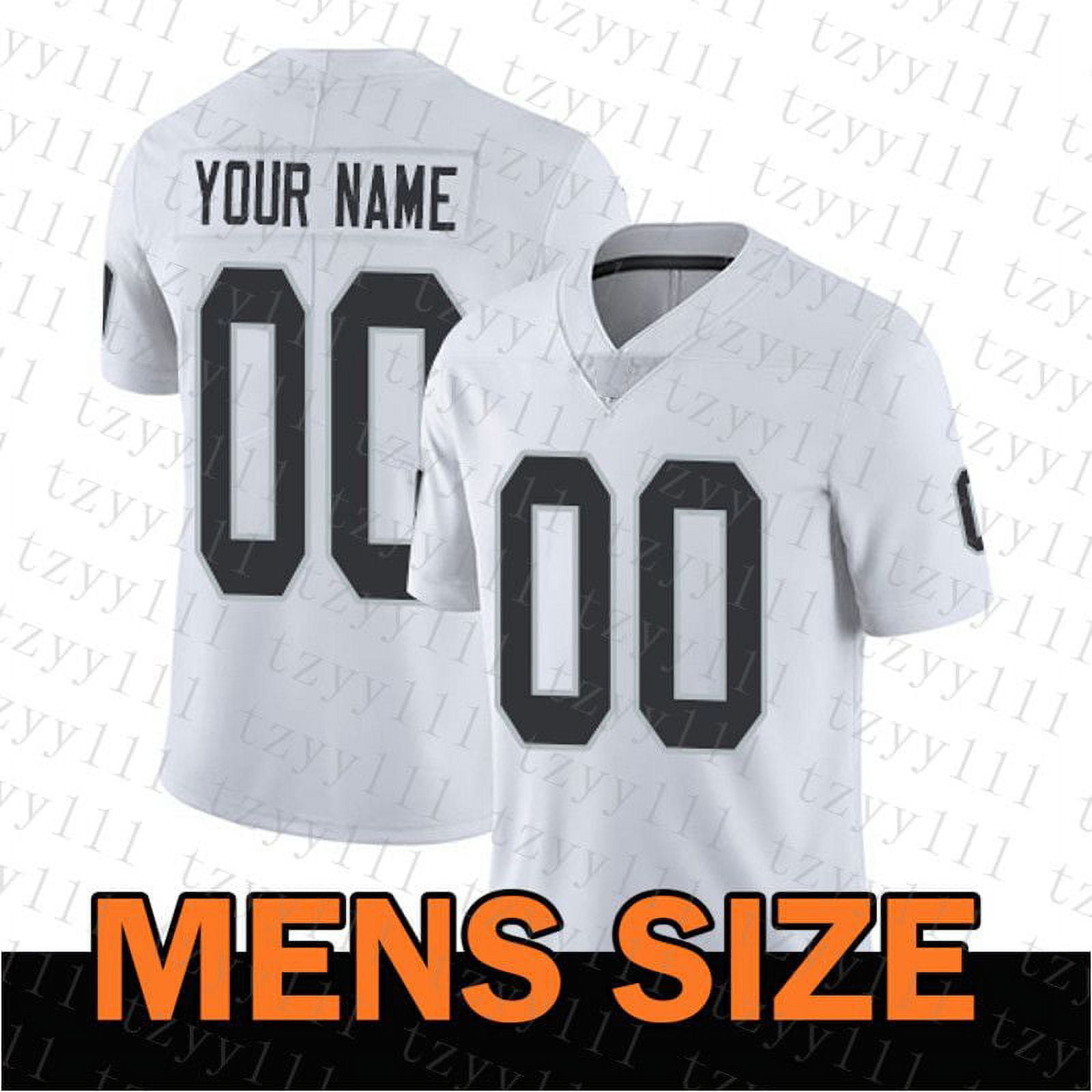 Oakland raiders custom clearance jersey