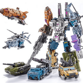 Bruticus PT-05 Combiner Wars 5-in-1 Combaticons Action Figure, G1 Classic Series KO Version Collectible Robot Model