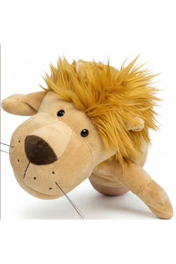 27CM Plush Lion Hand Puppet, Soft Stuffed Animal Hand Puppet Toy for Kids, Interactive Storytelling, Role Play, Birthday Gift, Educational Puppet for Toddlers Ages 3+