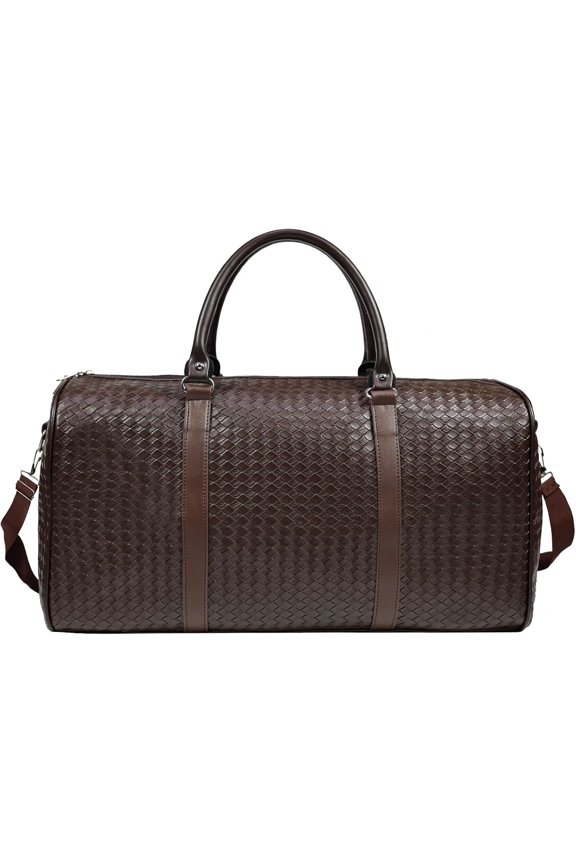 27L SmallTravel Duffle Bag Weekender Bags for Women and Men with Shoe Compartment Foldable Toiletry Bag Bags for Labor and Delivery Gym Bag (Coffee color)