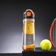 thumbnail image 1 of Baalaka 27OZ Reusable Plastic Water Bottle, Clear with Measurements, 1 of 5