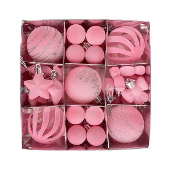 27PCS Christmas Balls Ornaments Set, Colorful Shatterproof foma Decorative Baubles for Xmas Tree Decor Holiday Wedding Party Decoration with Hanging Hooks, Eight colors are available