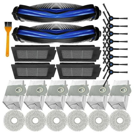 27PCS for T50 PRO Robot Vacuum Cleaner Accessories Main Side Brush Hepa Filters Dust Bag Mop Cloths