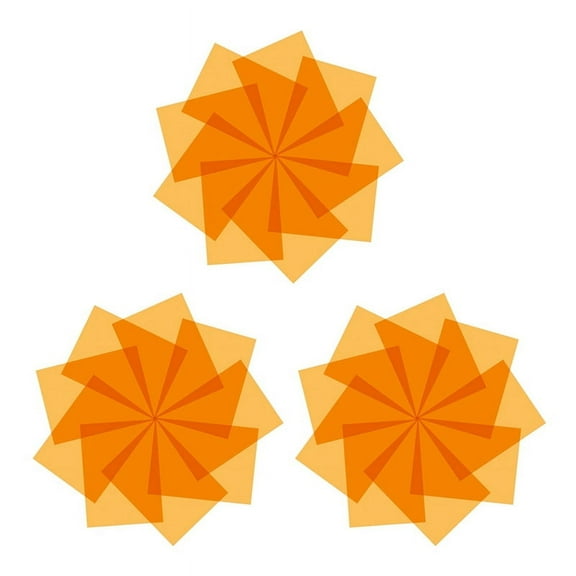 27Pcs Gel Light Filter Color Correction Colored Overlays Film Lighting Gel Filter for Film,Video,Photo,Stage (Orange)