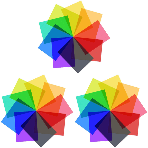 27Pcs Gel Light Filter Color Correction Colored Overlays Film Lighting for Film,Photo,Stage (Multicolor)