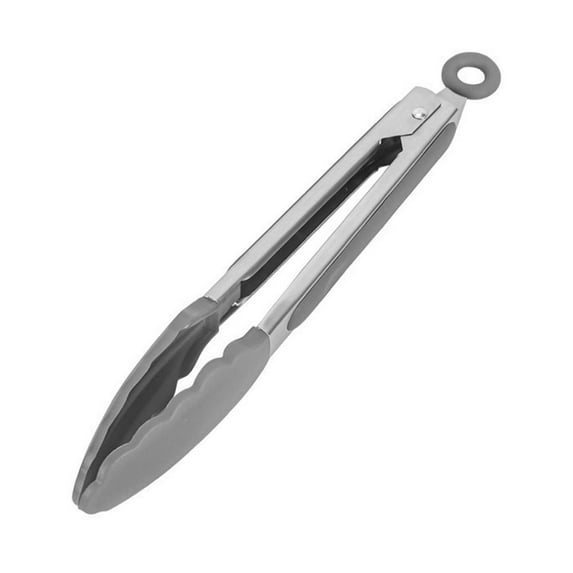 27cm Anti-Slip Heat Resistant Stainless Steel Food Tongs - Durable Kitchen Tool