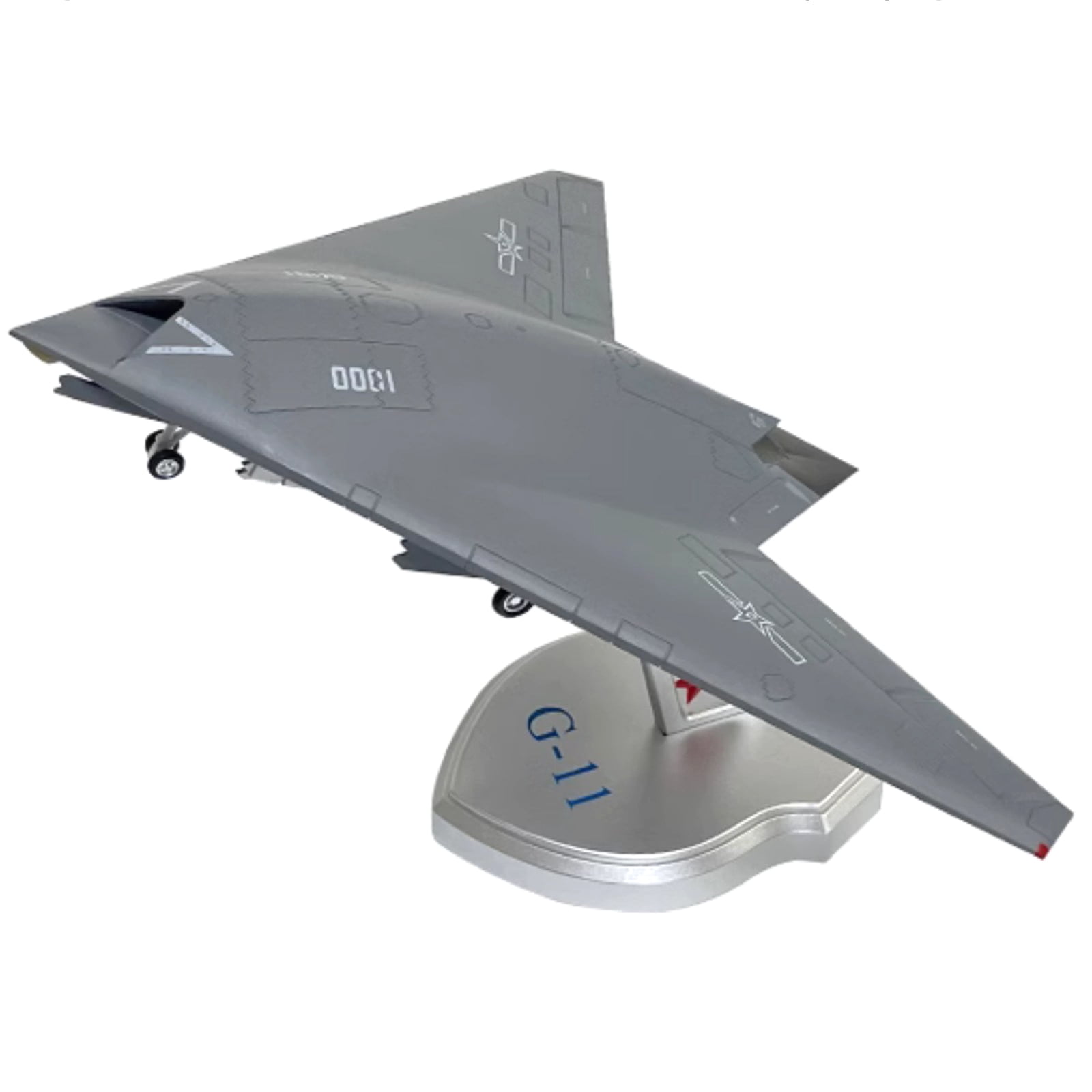 27cm Diecast Alloy 1/45 Scale Chinese G-11 Stealth UAV Aircraft Finished Model Toy Gift TAPDRA Spare Part