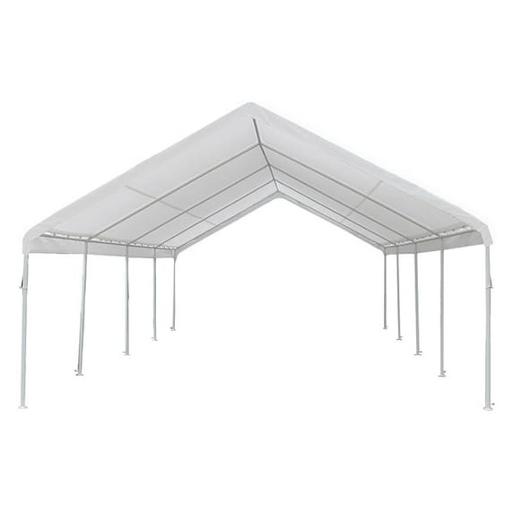 27ft Canopy Replacement Cover - Heavy Duty Polyethylene Top - Fits 27x18ft Canopies - Drawstring Design - Outdoor Protection for Parties & Events