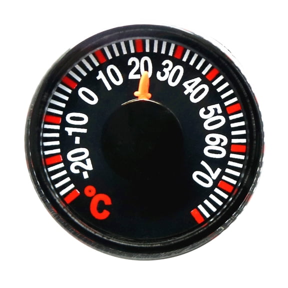 27mm Diameter Round Plastic Degrees Thermometers for Home Outdoor Car House Temperature Measure