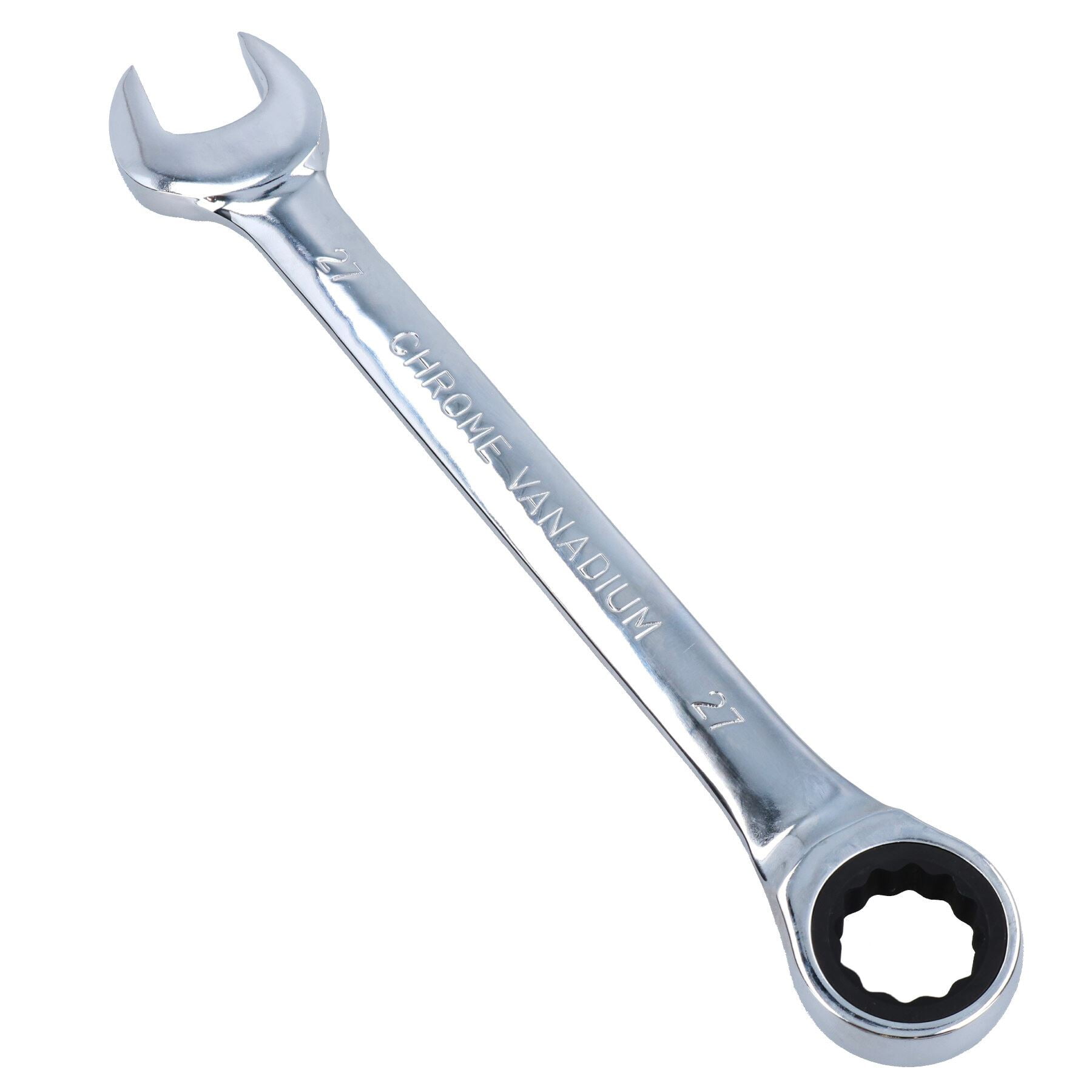 27mm Metric MM Combination Gear Ratchet Spanner Wrench 72