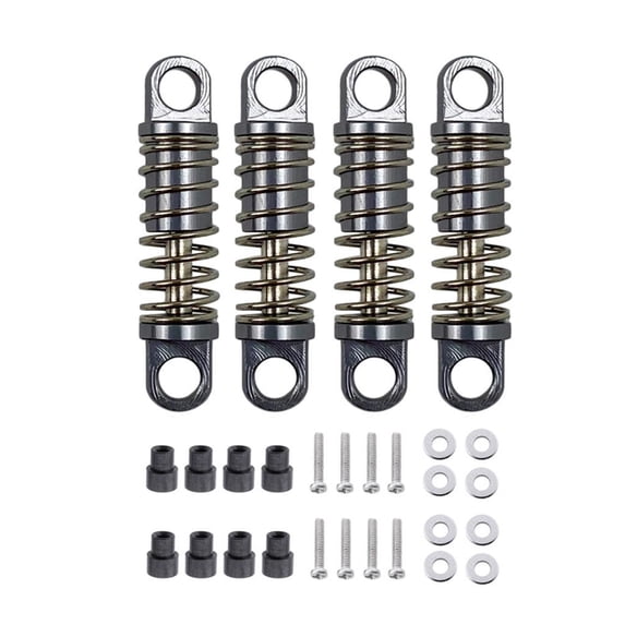 27mm RC Shock Absorber for WlLoys P929 P939 1/28 Scale Rally RC Car DIY Titanium