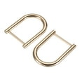 thumbnail image 1 of 27mm U Shape Horseshoe D-Rings Zinc Alloy Electroplated Gold Tone 4 Pack, 1 of 5