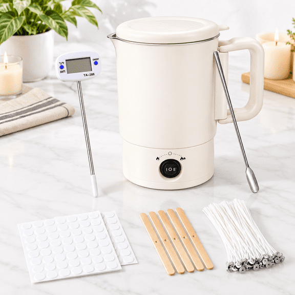 27oz Large Electric Wax Melter Kit for DIY Candle and Soap Making