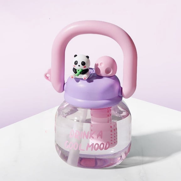 27oz Portable Water Cup | Polycarbonate Leakproof Bottle with Dual Drinking Ports, Straw & Direct Sip | Lightweight Handle, Odor-Free, Hot/Cold , Outdoor Sports, Travel Tumbler 800ml