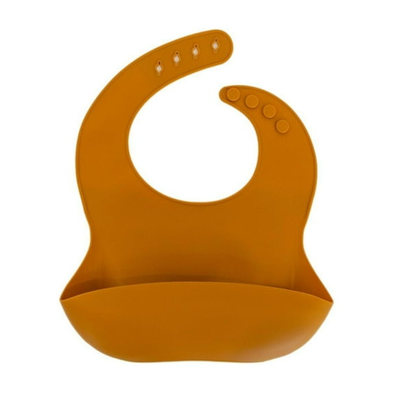 27th and Blake Silicone Bib for Babies & Toddlers (6-72 Months) BPA Free Color Honey Bib