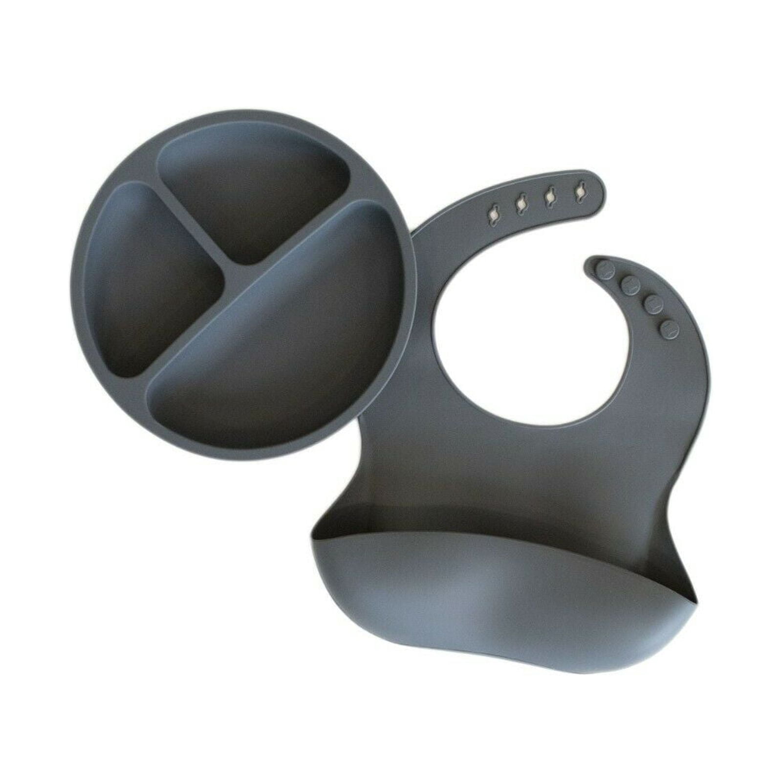 27th and Blake Silicone Bundle for Babies & Toddlers (6-72 Months) BPA Free Color Charcoal Bundle