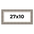 thumbnail image 1 of 27x10 Frame Grey Real Wood Picture Frame Width 2.75 Inches | Interior Frame Depth 0.5 Inches |, 1 of 8