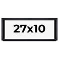 thumbnail image 1 of 27x10 Shadow Box Frame Black | 1 Inches Deep Real Wood Farmhouse Shadowbox Display Frame | UV, 1 of 6