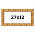 thumbnail image 1 of 27x12 Frame Beige Real Wood Picture Frame Width 3 inches | Interior Frame Depth 0.5 inches |, 1 of 8