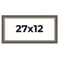 thumbnail image 1 of 27x12 Frame Brown Solid Wood Picture Frame | 1.75 Inch Moulding Width | Austin Frame Complete with, 1 of 8